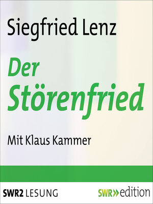 cover image of Der Störenfried